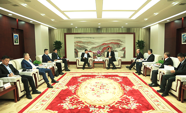海螺環(huán)保董事長(zhǎng)郭景彬到中國(guó)建材集團(tuán)拜訪