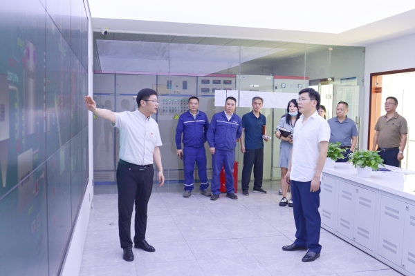 武漢市生態(tài)環(huán)境局黨組書記、局長張朝輝蒞臨武漢漢氏環(huán)保考察調研